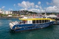 Shuttle boat docked at Fort de France, Martinique Island, West Indies