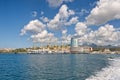 Fort de France view - skyline and volcano on the horizon - Caribbean tropical island - Martinique