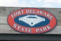 FORT DELAWARE, DELAWARE CITY, DE - AUGUST 1: Fort Delaware State Park, Historic Union Civil War Fortress that housed