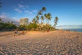 Fort DeRussy Beach Waikiki Royalty Free Stock Photo