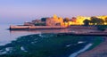 Fort Diu at night Royalty Free Stock Photo