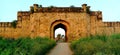 It is a fort door & wall at Najibabad city in Najibabad. Royalty Free Stock Photo