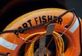 Fort Fisher Ferry Life Preserver Royalty Free Stock Photo