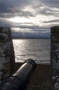 Fort George Canon overlooking the Beauley Firth