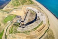 Fort Gilkicker a Palmerston Fort, Aerial photo Royalty Free Stock Photo