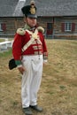 Britain soldier`s uniform at Fort Ingall Royalty Free Stock Photo