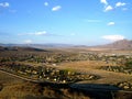 Fort Irwin Army Base - with mountain background