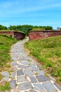 Fort Jay on Governers Island in New York City Royalty Free Stock Photo