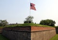 Fort Jay on Governors Island, New York, NY Royalty Free Stock Photo
