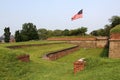 Fort Jay on Governors Island, New York, NY Royalty Free Stock Photo