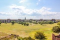 Fort Jefferson aerial view Royalty Free Stock Photo