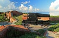 Fort Jefferson 15 Inch Rodman Artillery Piece Royalty Free Stock Photo