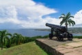 Fort King George in Scarborough, Tobago Royalty Free Stock Photo