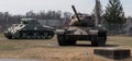 Fort Knox, Kentucky, USA February 25, 2023 American World War Two tanks on display outside of the General George Patton Museum