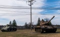 Fort Knox, Kentucky, USA February 25, 2023 American World War Two tanks on display outside of the General George Patton Museum