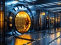 Fort Knox Vault, A Glimpse Inside the World's Most Secure Treasury Royalty Free Stock Photo