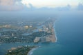 Fort Lauderdale beach aerial view, Florida, USA Royalty Free Stock Photo