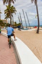 Fort Lauderdale beach in Florida Royalty Free Stock Photo