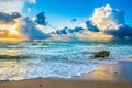 Fort Lauderdale Beach Florida Sunrise FL Royalty Free Stock Photo