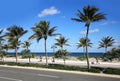 Fort Lauderdale Beach at Sunrise Boulevard on A1A Royalty Free Stock Photo