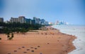 Fort Lauderdale Beach at sunset Royalty Free Stock Photo