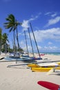 Fort Lauderdale catamaran beach Florida Royalty Free Stock Photo