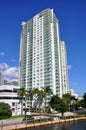 Fort Lauderdale downtown, Florida Royalty Free Stock Photo