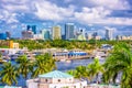 Fort Lauderdale Florida Skyline Royalty Free Stock Photo