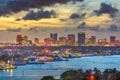 Fort Lauderdale, Florida, USA skyline Royalty Free Stock Photo