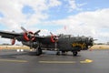B-24 Liberator bomber from WW2 Royalty Free Stock Photo