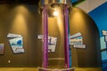 FORT LAUDERDALE, USA - JULY 11, 2017: Indoor view of the Museum of discovery and science with a wind machine located in