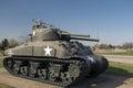 FORT LEONARD WOOD, MO-APRIL 29, 2018: General Sherman Medium Tank M4A3E8