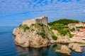 Fort Lovrijenac, a fortress by the western wall of the old city of Dubrovnik, Croatia Royalty Free Stock Photo