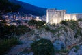 Fort Lovrijenac at night. Dubrovnik. Croatia