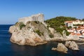 Fort Lovrijenac and other buildings in Dubrovnik