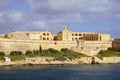 Fort Manoel view from Valletta, Malta Island Royalty Free Stock Photo