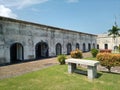 Fort Marlborough is a British fort. Located in Indonesia Royalty Free Stock Photo