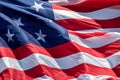 Fort mchenry baltimore usa flag while waving Royalty Free Stock Photo