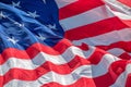 Fort mchenry baltimore usa flag while waving Royalty Free Stock Photo