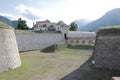 Fort of Mont-Dauphin in the french Hautes Alpes Royalty Free Stock Photo