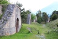 Fort of Mont-Dauphin, powder magazines, Hautes Alpes, France Royalty Free Stock Photo