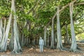 FORT MYERS, FLORIDA - MAY 02, 2015: Edison and Ford Winter Estates Monument in Park. Royalty Free Stock Photo