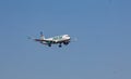 FORT MYERS, FLORIDA, USA - 27 FEB 2024. Frontier N704FR Airbus A321-211 landing at Southwest Florida Royalty Free Stock Photo