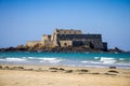 Fort National, Beach And Sea In Saint-Malo City, Brittany, France