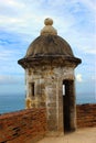 Fort in Old San Juan Puerto Rico Royalty Free Stock Photo