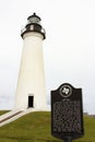 Fort Polk Marker with Point Isabel Light House