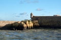 The fort of Ponta Da Bandeira in Lagos, Algarve, Portugal Royalty Free Stock Photo