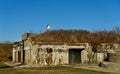 Fort Preble, coastal military fortification in South Portland, Maine Royalty Free Stock Photo