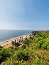 Fort Reis Magos aerial view, Goa