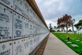 Fort Rosecrans National Cemetery in San Diego, California Royalty Free Stock Photo